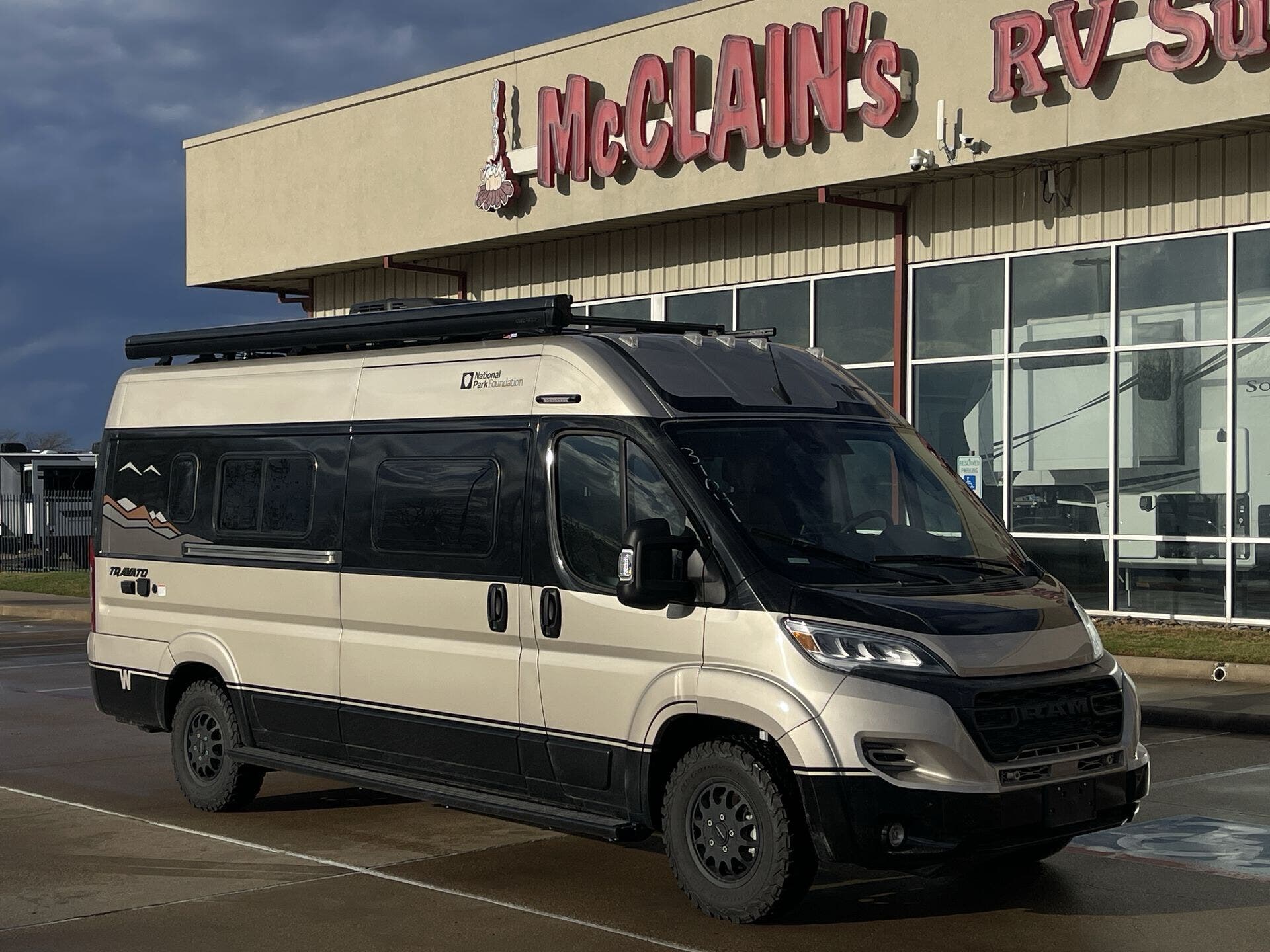 2026 Winnebago Travato 59KL - New Class B For Sale by McClain's RV Fort Worth in Fort Worth, Texas features Solar Panels, Microwave, Refrigerator, TV, Shower