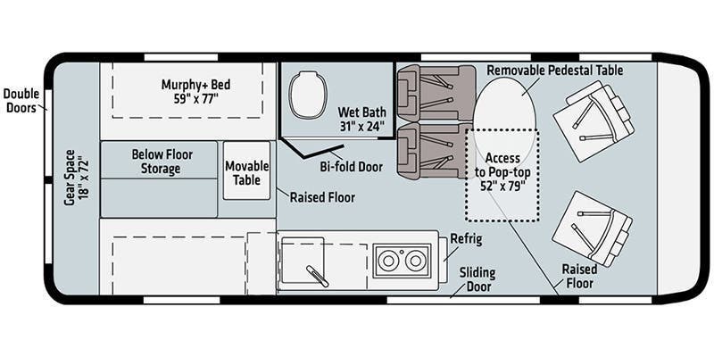 2026 Winnebago Solis 59PX - New Class B For Sale by McClain's RV Fort Worth in Fort Worth, Texas features Converter, Batteries, Shower, Roof Vent, Hitch