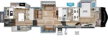 2026 Grand Design Solitude 390RK - New Fifth Wheel For Sale by McClain's RV Fort Worth in Fort Worth, Texas features Toilet, Queen Bed, Dryer, Converter, Pet Friendly