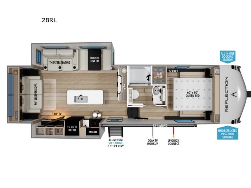 2026 Grand Design Reflection 100 28RL - New Fifth Wheel For Sale by McClain's RV Fort Worth in Fort Worth, Texas