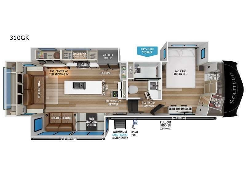 2026 Grand Design Solitude 310GK - New Fifth Wheel For Sale by McClain's RV Fort Worth in Fort Worth, Texas