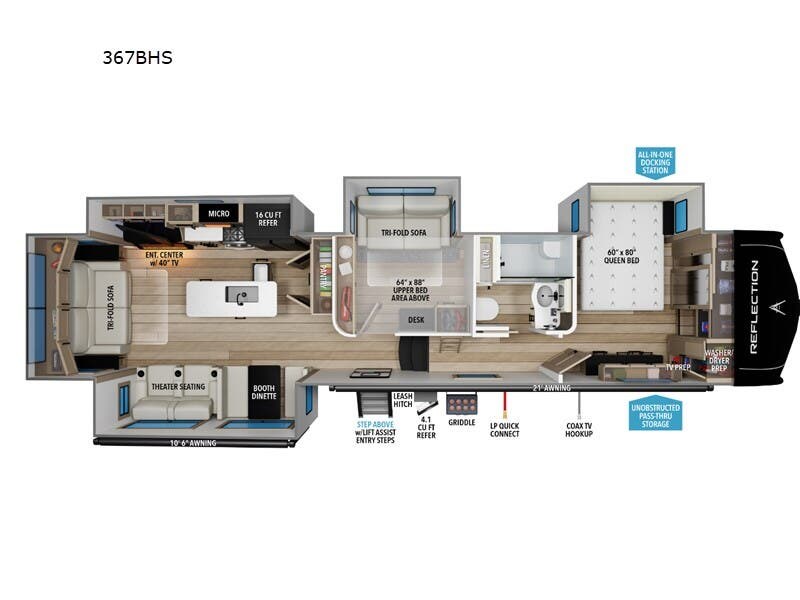 2026 Grand Design Reflection 367BHS - New Fifth Wheel For Sale by McClain's RV Fort Worth in Fort Worth, Texas