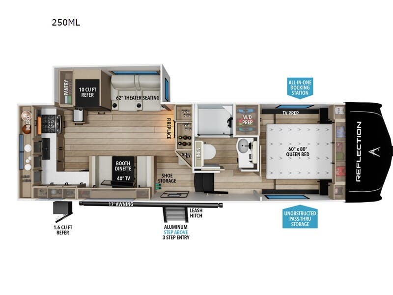 2026 Grand Design Reflection 150 250ML - New Fifth Wheel For Sale by McClain's RV Fort Worth in Fort Worth, Texas