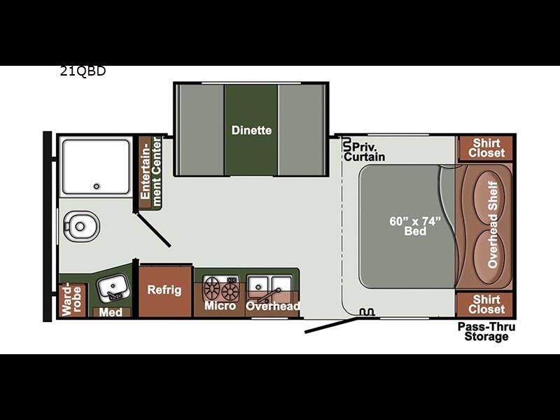 2023 Gulf Stream Envision SVT 21QBD - Used Travel Trailer For Sale by McClain's RV Fort Worth in Fort Worth, Texas