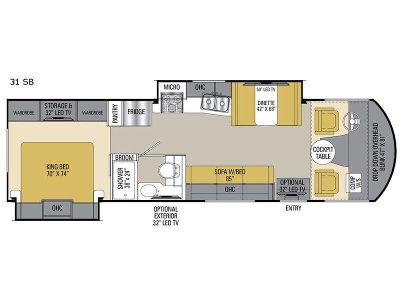 2019 Coachmen Pursuit 31SBP - Used Class A For Sale by McClain's RV Fort Worth in Fort Worth, Texas