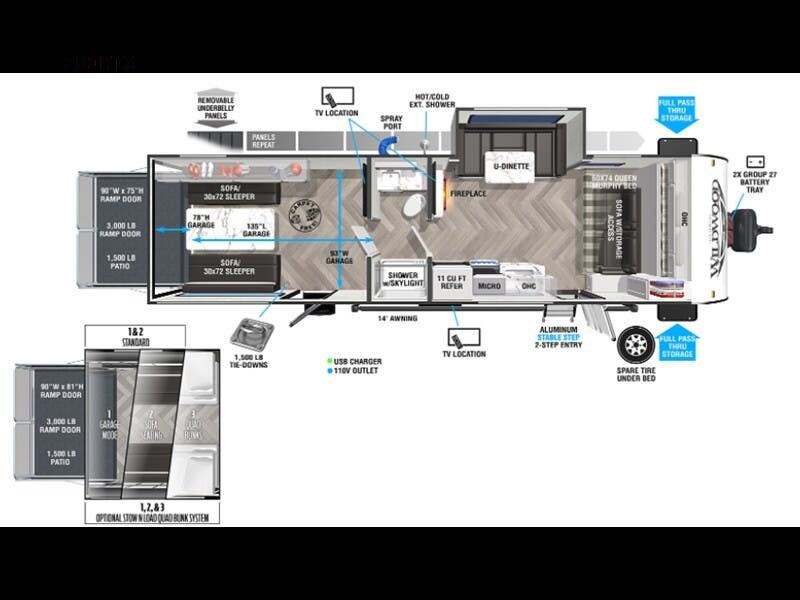 2022 Forest River Wildwood 280RTX - Used Travel Trailer For Sale by McClain's RV Rockwall in Rockwall, Texas