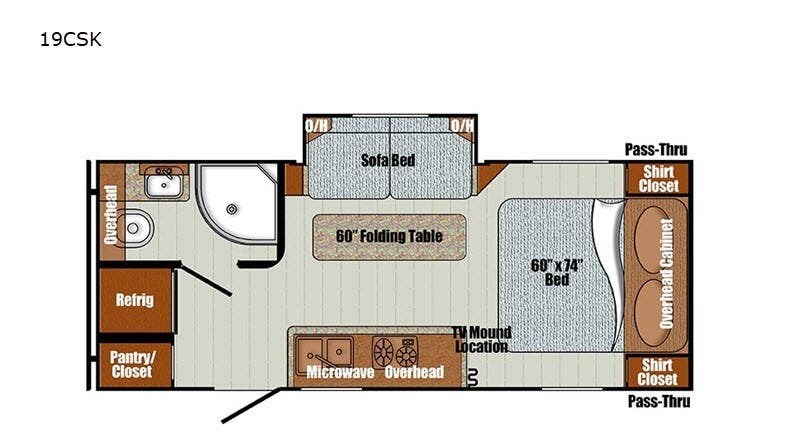 2021 Gulf Stream Vintage Cruiser 19CSK - Used Travel Trailer For Sale by McClain's RV Fort Worth in Fort Worth, Texas