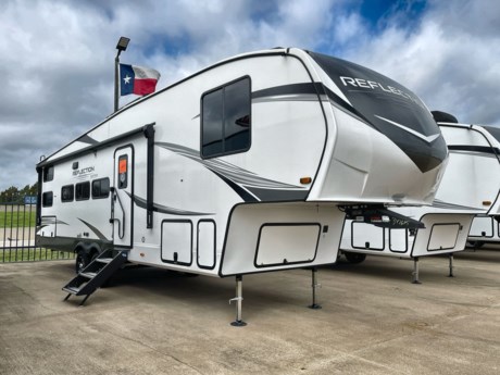 &lt;p class=&quot;MsoNormal&quot;&gt;&lt;span style=&quot;font-size: 12.0pt; line-height: 107%; font-family: &#39;Arial&#39;,sans-serif;&quot;&gt;The Grand Design Reflection is a stunning Fifth Wheel. But what if you want the space and features but in a half-ton towable? Well, that is what you get in the Reflection 150! This Reflection 150 298BH is the perfect blend of style and space.&lt;/span&gt;&lt;/p&gt;
&lt;p class=&quot;MsoNormal&quot;&gt;&lt;span style=&quot;font-size: 12.0pt; line-height: 107%; font-family: &#39;Arial&#39;,sans-serif;&quot;&gt;There are tons to see before you even set foot inside! From the gel-coated fiberglass exterior and walk-on roof decking with double insulation to the heated and enclosed underbelly, this RV is built with quality and attention to detail! Other great features to make your trip a breeze are the marine-grade LED hitch light, the outside shower, the roof ladder, and the undercarriage spare tire and carrier! If you are looking for some outdoor entertainment you will appreciate the exterior speakers!&lt;/span&gt;&lt;/p&gt;
&lt;p class=&quot;MsoNormal&quot;&gt;&lt;span style=&quot;font-size: 12.0pt; line-height: 107%; font-family: &#39;Arial&#39;,sans-serif;&quot;&gt;When you step in, the Pebble d&amp;eacute;cor option and the classy design will make you feel at ease and ready for a fun trip! The roller shades, ductless flooring, and LED lighting only serve to further this enticing atmosphere! You&amp;rsquo;ll want to relax on the trifold sofa while you take in a movie on the flat-screen TV! You&amp;rsquo;ll also have an AM/FM/CD/DVD player with Bluetooth at your disposal!&lt;/span&gt;&lt;/p&gt;
&lt;p class=&quot;MsoNormal&quot;&gt;&lt;span style=&quot;font-size: 12.0pt; line-height: 107%; font-family: &#39;Arial&#39;,sans-serif;&quot;&gt;The kitchen is right next to the TV and includes every important feature you need to make a hot meal! You&amp;rsquo;ll have a 3-burner stove top, a stainless steel sink, a countertop extension, an oven, a 16-cu foot refrigerator, and lots of storage space! Across from the kitchen is a booth dinette where everyone can gather for dinner!&lt;/span&gt;&lt;/p&gt;
&lt;p class=&quot;MsoNormal&quot;&gt;&lt;span style=&quot;font-size: 12.0pt; line-height: 107%; font-family: &#39;Arial&#39;,sans-serif;&quot;&gt;At the rear are two bunk beds and plenty of drawers. The bunk beds each come with their own window!&amp;nbsp;&lt;/span&gt;&lt;/p&gt;
&lt;p class=&quot;MsoNormal&quot;&gt;&lt;span style=&quot;font-size: 12.0pt; line-height: 107%; font-family: &#39;Arial&#39;,sans-serif;&quot;&gt;Up the stairs is a bathroom that makes the most out of its compact size with a shower, a medicine cabinet, a toilet, and a sink with under-the-sink storage. &lt;/span&gt;&lt;span style=&quot;font-family: Arial, sans-serif; font-size: 12pt;&quot;&gt;At the very front is the bedroom with a gorgeous queen-sized bed with overhead cabinetry. This bedroom also includes a wardrobe with drawers!&lt;/span&gt;&lt;/p&gt;
&lt;p class=&quot;MsoNormal&quot;&gt;&lt;span style=&quot;font-size: 12.0pt; line-height: 107%; font-family: &#39;Arial&#39;,sans-serif;&quot;&gt;This Reflection 150 is an awesome way to experience the quality of Grand Design in a fifth wheel that is half-ton towable and ready for the road!&lt;/span&gt;&lt;/p&gt;
&lt;p class=&quot;MsoNormal&quot;&gt;&amp;nbsp;&lt;/p&gt;
&lt;p class=&quot;MsoNormal&quot;&gt;&lt;span style=&quot;font-size: 12.0pt; line-height: 107%; font-family: &#39;Arial&#39;,sans-serif;&quot;&gt;&lt;span style=&quot;color: rgb(255, 255, 255);&quot;&gt;Aged&lt;/span&gt;&lt;/span&gt;&lt;/p&gt;