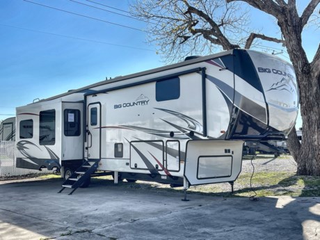 &lt;p&gt;&lt;span style=&quot;color: #0d0d0d; font-family: arial, helvetica, sans-serif; font-size: 16px; white-space-collapse: preserve;&quot;&gt;The 2020 Heartland Big Country BC 3560 SS is a luxurious and spacious fifth-wheel trailer designed for comfortable living and adventurous travel. With a length of 39 feet and a dry weight of 13,800 pounds, it offers ample space and amenities for extended stays on the road. The interior boasts modern design elements and high-quality materials, including residential furniture and premium appliances. The open floor plan features a well-appointed kitchen with stainless steel appliances, solid surface countertops, and abundant storage space. The living area offers a cozy fireplace, entertainment center, and panoramic windows for natural light. Upstairs, the bedroom includes a comfortable queen-size bed, wardrobe storage, and connections for a washer and dryer. The bathroom features a large shower, vanity, and toilet. With its spacious layout, upscale amenities, and durable construction, the Heartland Big Country BC 3560 SS is perfect for travelers seeking luxury and comfort on their journeys.&lt;/span&gt;&lt;/p&gt;