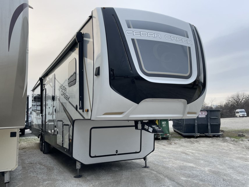 Used 2021 Forest River Cedar Creek 377BH available in Corinth, Texas