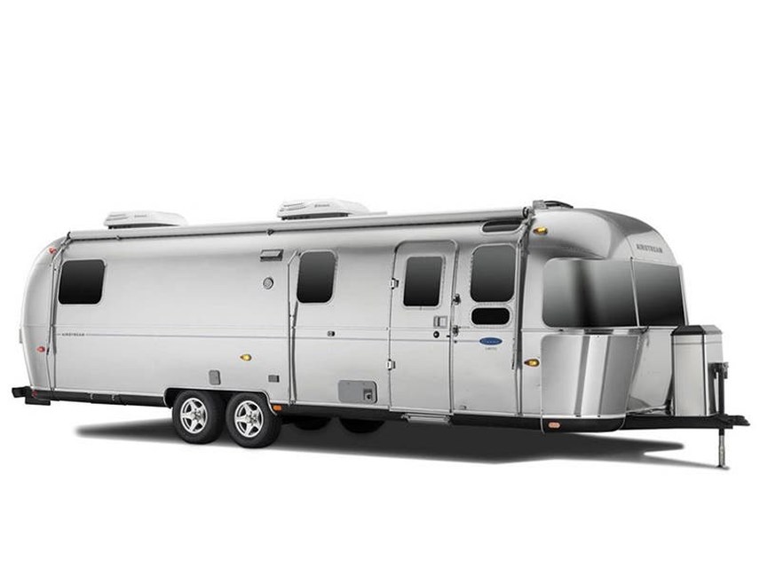 Stock Image for 2018 Airstream 33FB (options and colors may vary)