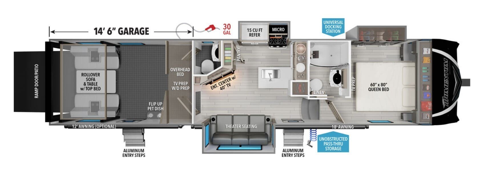 2026 Momentum G-Class 350G by Grand Design from McClain's RV Superstore in Corinth, Texas