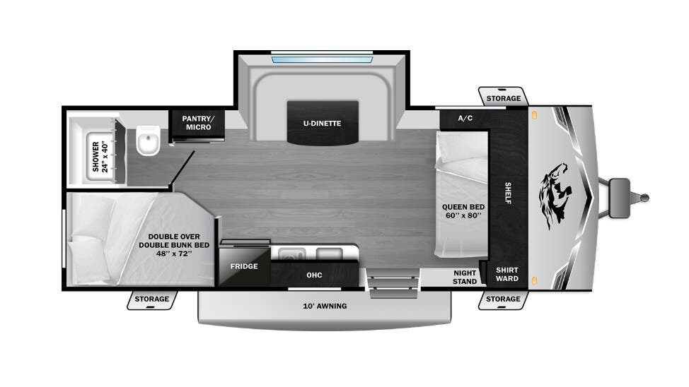 2026 Open Range CONV COLT 17DBS by Highland Ridge from McClain's RV Superstore in Corinth, Texas