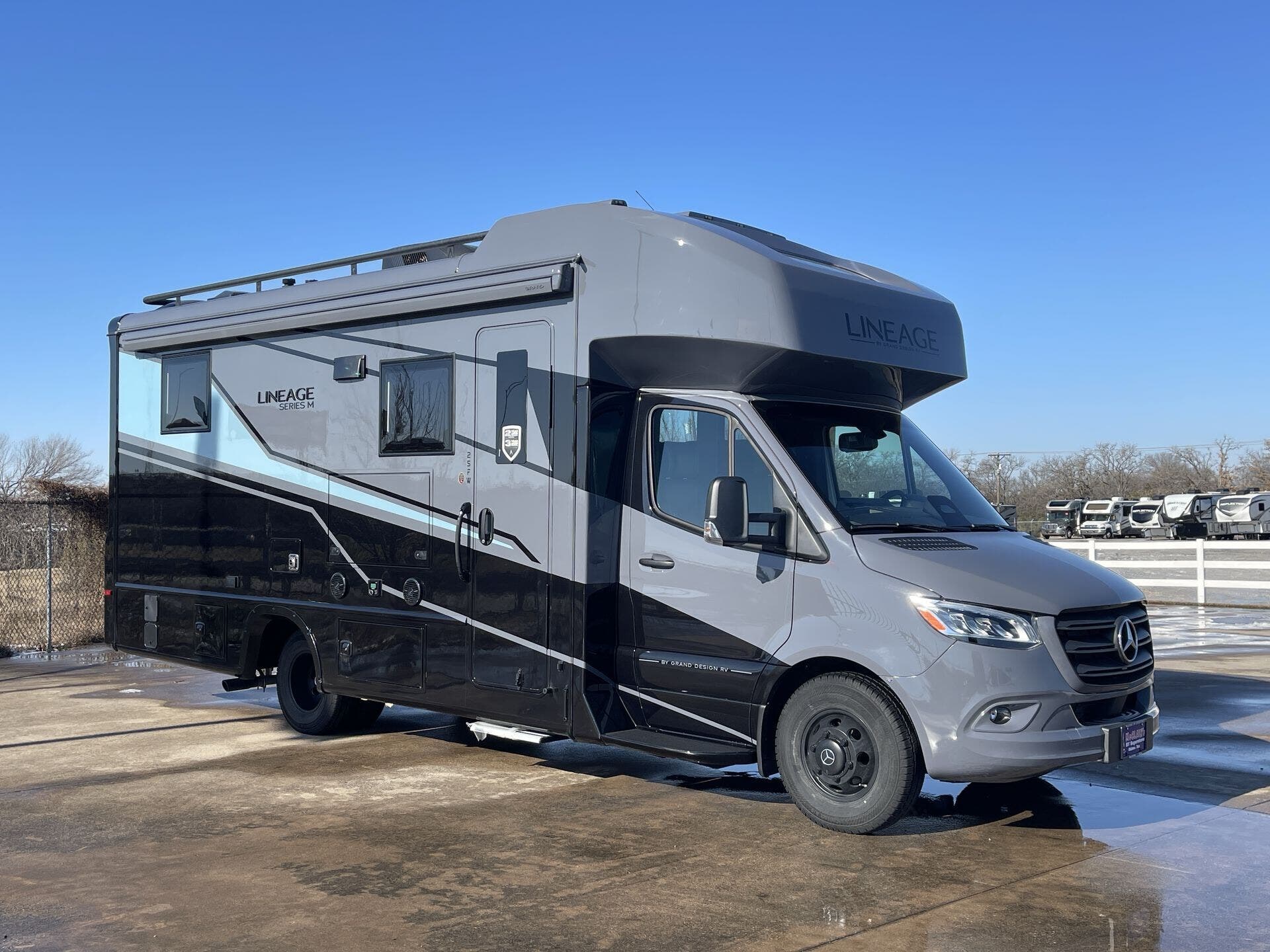 2026 Grand Design Lineage 25FW - New Class C For Sale by McClain's RV Superstore in Corinth, Texas features Wardrobe(s), Awning, King Size Bed, CO Detector, Detachable Power Cord
