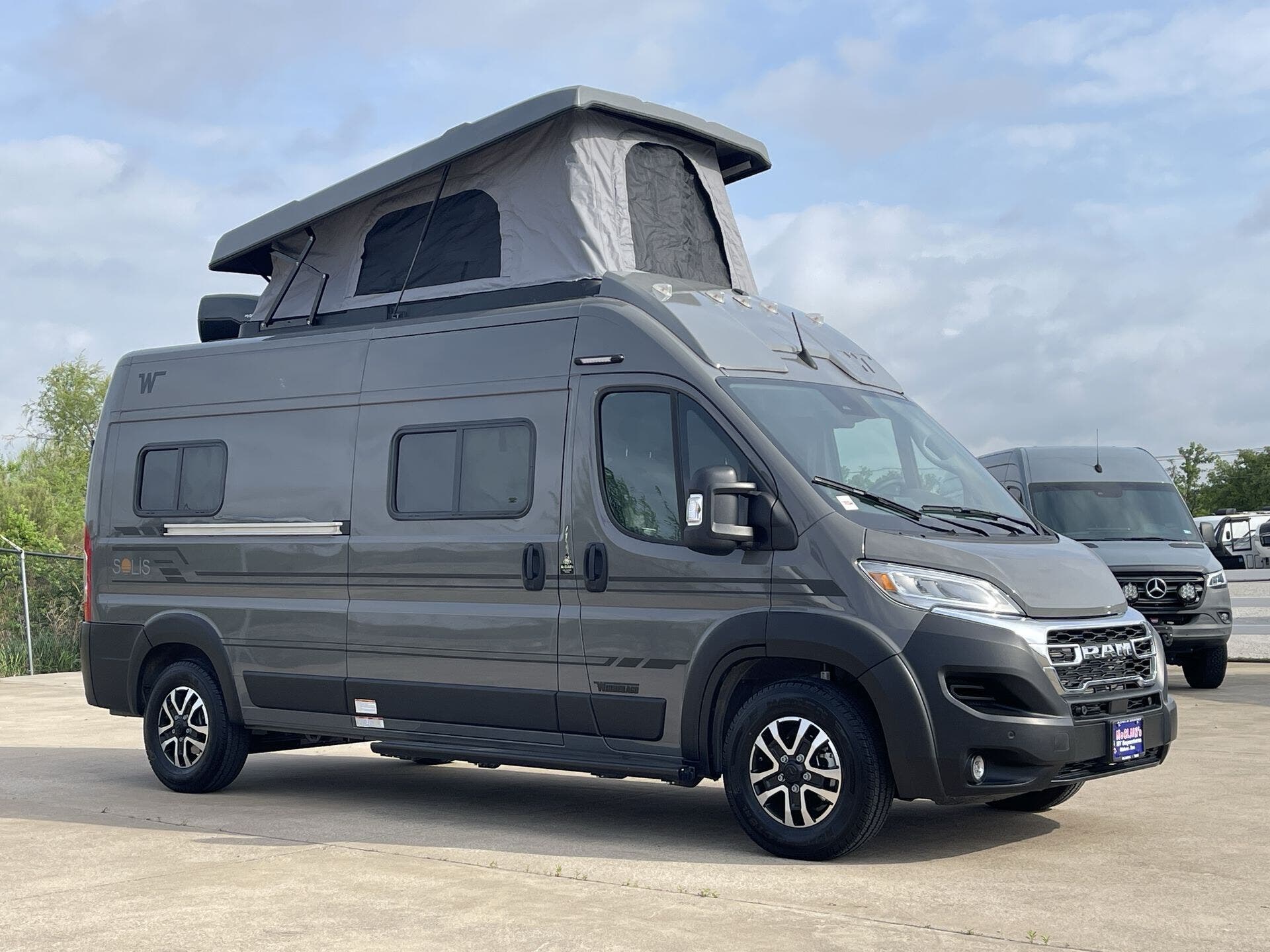 2026 Winnebago Solis 59P - New Class B For Sale by McClain's RV Superstore in Corinth, Texas features Kitchen Sink, Day/Night Shades, Refrigerator, Toilet, Converter