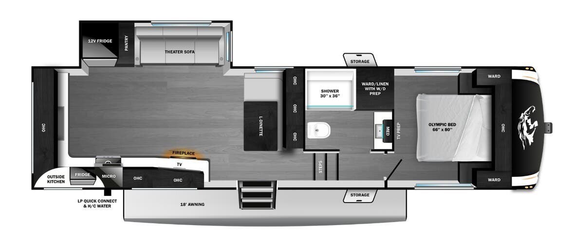 2026 Highland Ridge Open Range Roamer 27RKSS - New Fifth Wheel For Sale by McClain's RV Superstore in Corinth, Texas