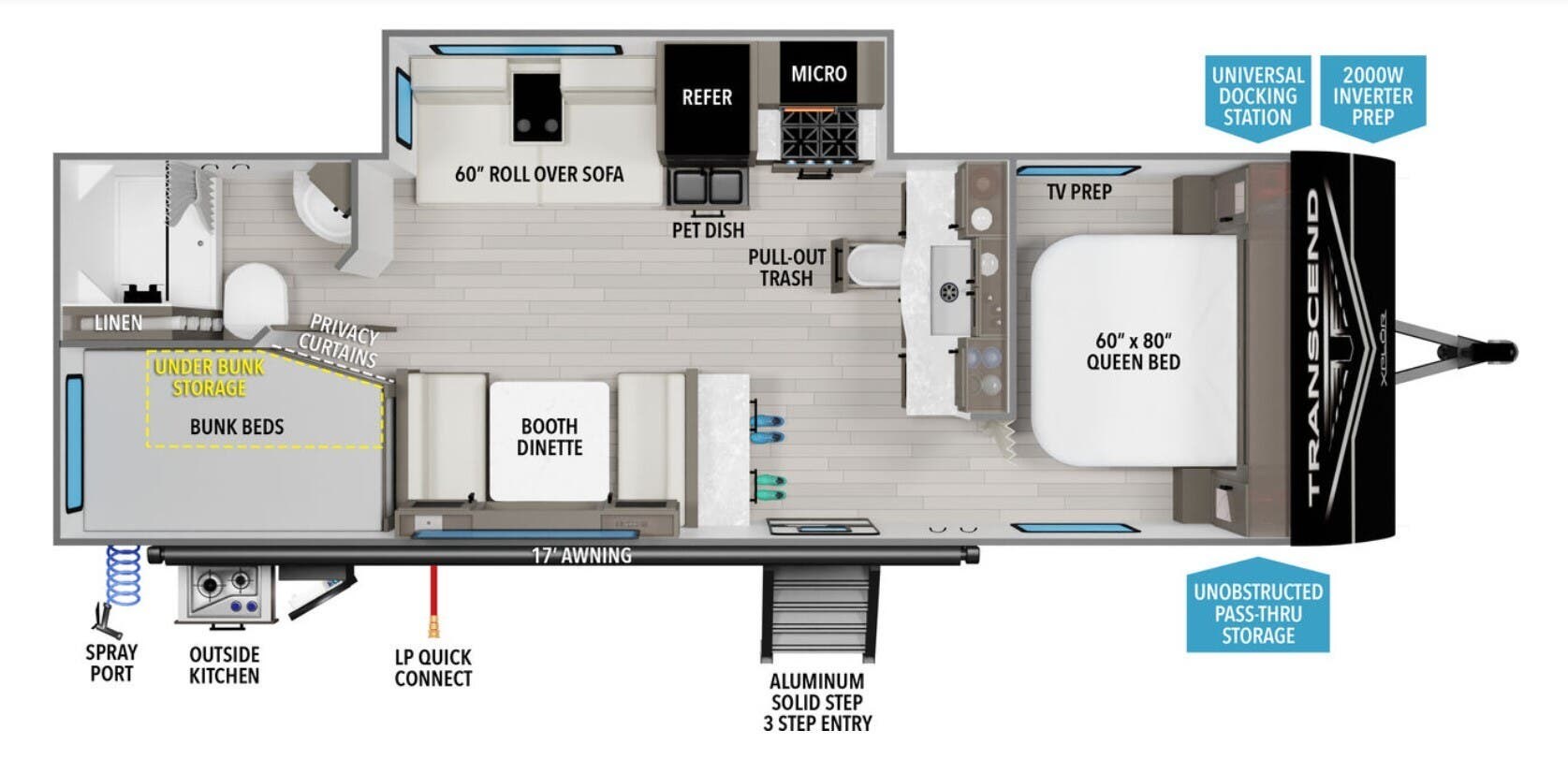 2024 Transcend Xplor 26BHX by Grand Design from McClain's RV Superstore in Corinth, Texas