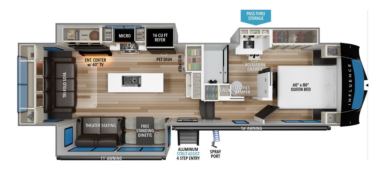 2026 Grand Design Influence 2903RL - New Fifth Wheel For Sale by McClain's RV Superstore in Corinth, Texas