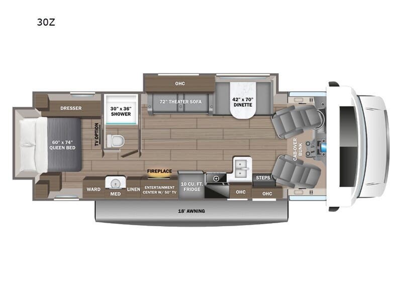 2025 Jayco Greyhawk GREY HAWK 30Z - Used Class C For Sale by McClain's RV Superstore in Corinth, Texas