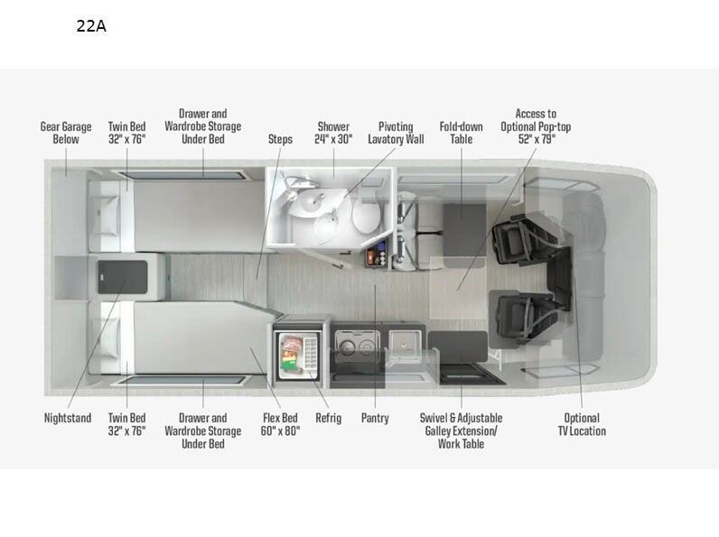 2027 Winnebago Ekko 22A - New Class C For Sale by McClain's RV Superstore in Corinth, Texas