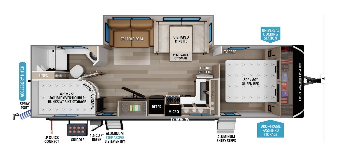 2027 Grand Design Imagine 2800BH - New Travel Trailer For Sale by McClain's RV Superstore in Corinth, Texas