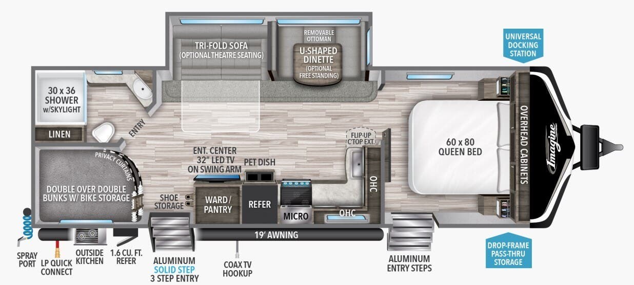 2018 Grand Design Imagine 2800BH - Used Travel Trailer For Sale by McClain's RV Superstore in Corinth, Texas
