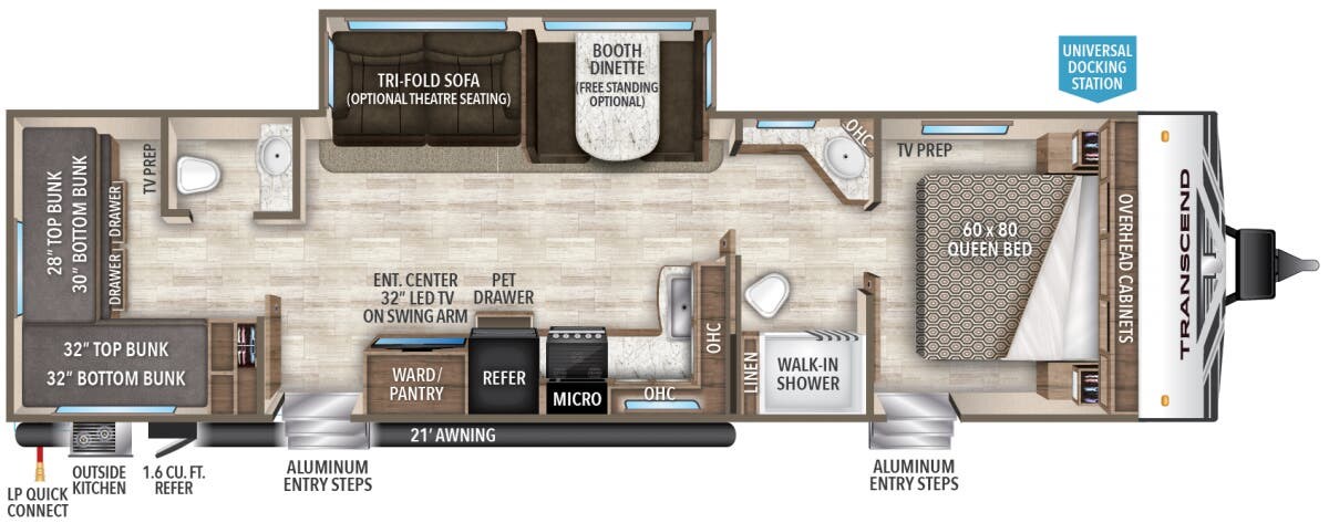 2020 Grand Design Transcend 32bhs For Sale In Oklahoma City Ok
