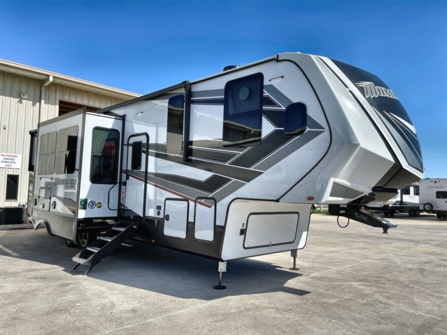 96541 2022 Grand Design Momentum 351m R Toy Hauler For Sale In Oklahoma City Ok The Interior Of Our New 2022 Grand Design Momentum 351m 5th-Wheel Toy Hauler.
