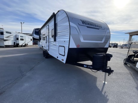 &lt;p&gt;Winnebago Industries Towables Access travel trailer 26BH highlights:&lt;/p&gt;
&lt;ul&gt;
&lt;li&gt;Set of 32&quot; x 74&quot; Bunks&lt;/li&gt;
&lt;li&gt;Jack Knife Sofa&lt;/li&gt;
&lt;li&gt;Private Front Bedroom&lt;/li&gt;
&lt;li&gt;Pass-Through Storage&lt;/li&gt;
&lt;li&gt;Exterior Kitchen&lt;/li&gt;
&lt;/ul&gt;
&lt;p&gt;&amp;nbsp;&lt;/p&gt;
&lt;p&gt;Your&amp;nbsp;family of eight&amp;nbsp;will enjoy camping in this Access camper.&amp;nbsp; You will have the choice of cooking both inside and out with the accessible outdoor kitchen featuring a&amp;nbsp;pull-out griddle, 1.6 cu. ft. refrigerator and handy pull-out 11.75&quot; x 20&quot; drawer for cooking utensils, hot pads, etc. On the inside, a three burner cooktop makes whipping up family meals a breeze and there is a&amp;nbsp;10 cu. ft. refrigerator&amp;nbsp;as well.&amp;nbsp; For sleeping, your family will find comfort in a set of 32&quot; x 74&quot; bunks, a booth dinette that can also be transformed into sleeping for two at night, plus the jack knife sofa and private bedroom which features a queen bed up front.&amp;nbsp; Storage is abundant and can be found throughout in overhead cabinets, bedside wardrobes, and under the queen bed. On the exterior, you will also find a convenient&amp;nbsp;exterior pass through storage&amp;nbsp;compartment for lawn chairs, outdoor games, fishing poles, etc.&lt;/p&gt;
&lt;p&gt;&amp;nbsp;&lt;/p&gt;
&lt;p&gt;With any Winnebago Access travel trailer you will find thoughtful, clean, and contemporary designs filled with premium features that all have come to expect on any Winnebago towable. The powered stabilizer jacks make setting up camp easy with just the touch of a single button.&amp;nbsp; You will appreciate the stylish exterior front profile and thicker sidewall metal for greater aerodynamics plus strength and durability.&amp;nbsp; With a fully enclosed underbelly you can extend your camping season into the colder months, and the 12 volt tank pad heaters will keep you from having frozen pipes.&amp;nbsp; On the inside, a porcelain toilet, larger skylights for more natural lighting, abundant storage, and spacious living areas make every camping trip more enjoyable.&amp;nbsp; And, the 200 watt solar power reduces the need for shore power which makes it easy to go off-grid.&amp;nbsp; Make your choice today and Access your next adventure!&lt;/p&gt;