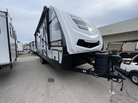 &lt;p&gt;The 2024 Winnebago Minnie 2326BH is a travel trailer that effortlessly combines style, comfort, and functionality to create an ideal home away from home. With its sleek and aerodynamic exterior design, this travel trailer is not only visually appealing but also enhances fuel efficiency during travel.&lt;/p&gt;
&lt;p&gt;Measuring at 26 feet 8 inches in length, the Minnie 2326BH is a compact yet spacious travel companion. The floor plan is thoughtfully designed to maximize living space, providing a comfortable and inviting interior. The interior decor features modern finishes, creating a warm and welcoming atmosphere for travelers.&lt;/p&gt;
&lt;p&gt;Accommodating a variety of travel preferences, the 2326BH boasts a versatile sleeping arrangement. The master bedroom includes a cozy queen-size bed, offering a restful retreat after a day of exploration. The bunkhouse area is perfect for families or groups, providing additional sleeping quarters with comfortable bunk beds.&lt;/p&gt;
&lt;p&gt;The well-appointed kitchen is equipped with high-quality appliances, including a refrigerator, stove, oven, and microwave. The ample counter space and storage cabinets ensure that preparing meals on the road is convenient and enjoyable. The dinette area is perfect for enjoying meals together, and it can also be converted into an additional sleeping space if needed.&lt;/p&gt;
&lt;p&gt;The Minnie 2326BH prioritizes comfort with its spacious bathroom, complete with a shower, toilet, and sink. The thoughtful layout ensures that every inch of space is utilized efficiently.&lt;/p&gt;
&lt;p&gt;This travel trailer is designed with outdoor enthusiasts in mind, featuring an exterior awning for shaded outdoor relaxation. The sturdy construction and quality materials ensure durability on the road, providing peace of mind for travelers.&lt;/p&gt;
&lt;p&gt;Whether embarking on a weekend getaway or an extended road trip, the 2024 Winnebago Minnie 2326BH offers a perfect blend of style, functionality, and comfort for a memorable travel experience.&lt;/p&gt;
