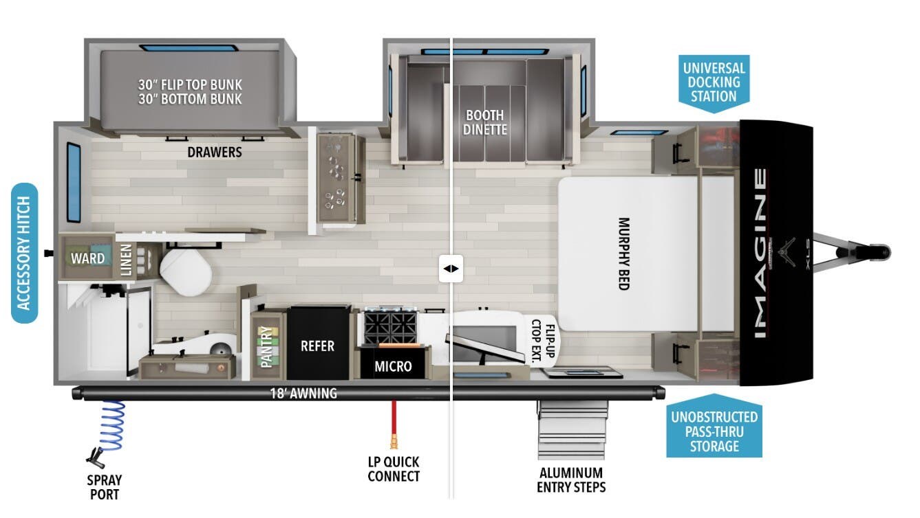 New 2026 Grand Design Imagine XLS 22BHE available in Oklahoma City, Oklahoma