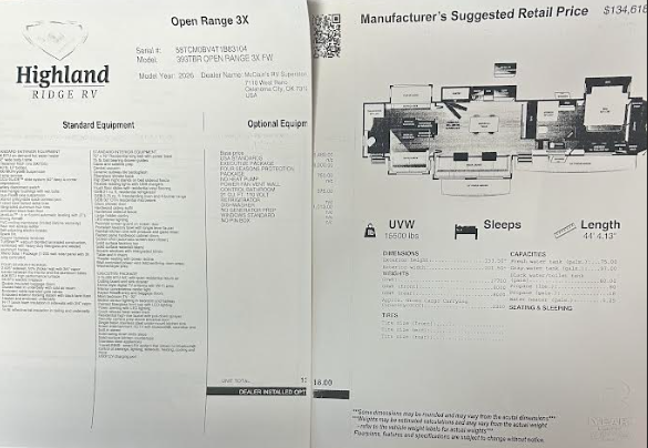 2026 Open Range 3X 393TBR by Highland Ridge from McClain's RV Oklahoma City in Oklahoma City, Oklahoma