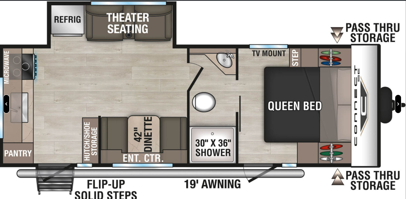 2026 K-Z Connect SE 221RK - New Travel Trailer For Sale by McClain's RV Oklahoma City in Oklahoma City, Oklahoma features Spare Tire Kit, Hitch, Microwave, Roof Vent, Dinette Bed