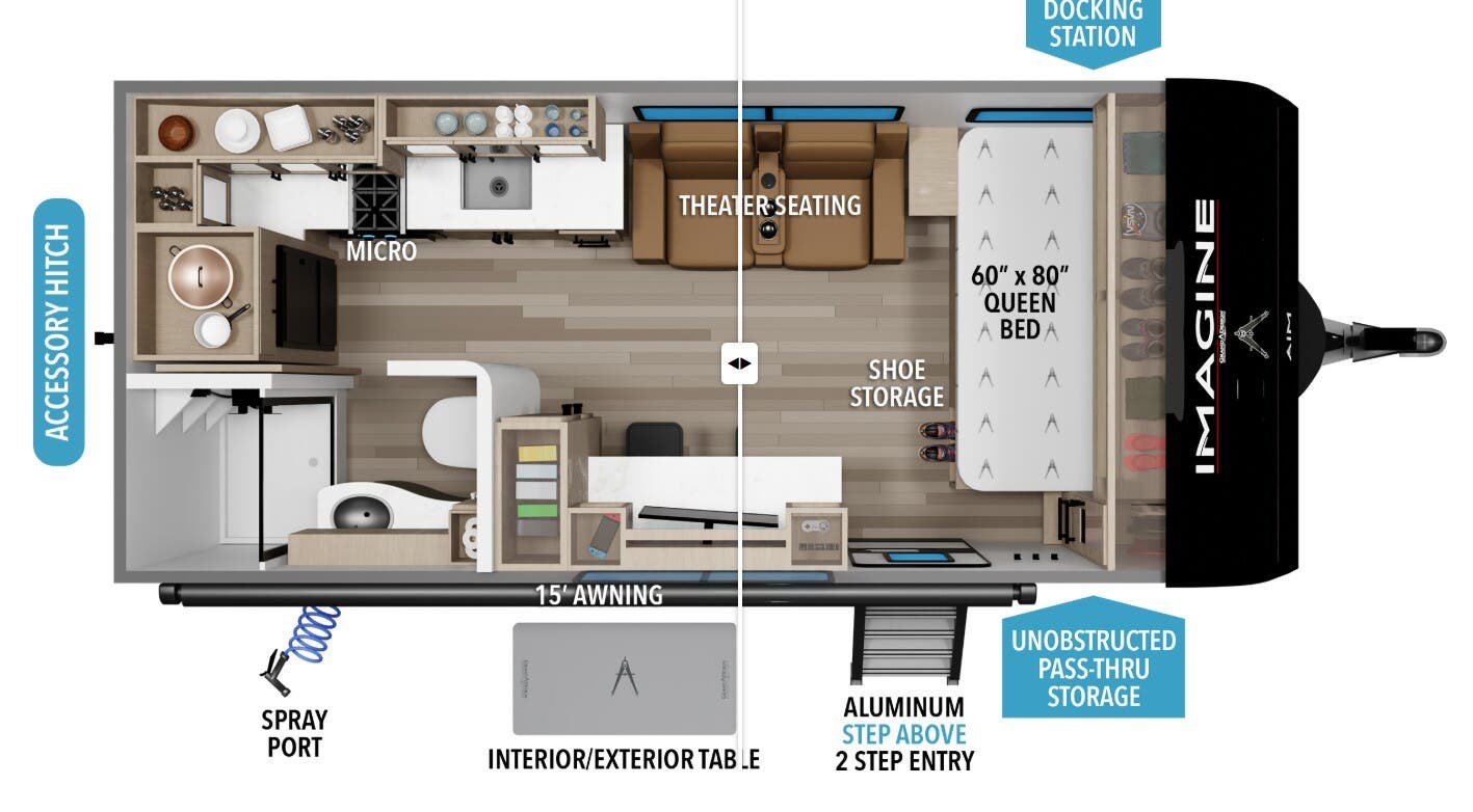 New 2026 Grand Design Imagine AIM 19MLA available in Oklahoma City, Oklahoma