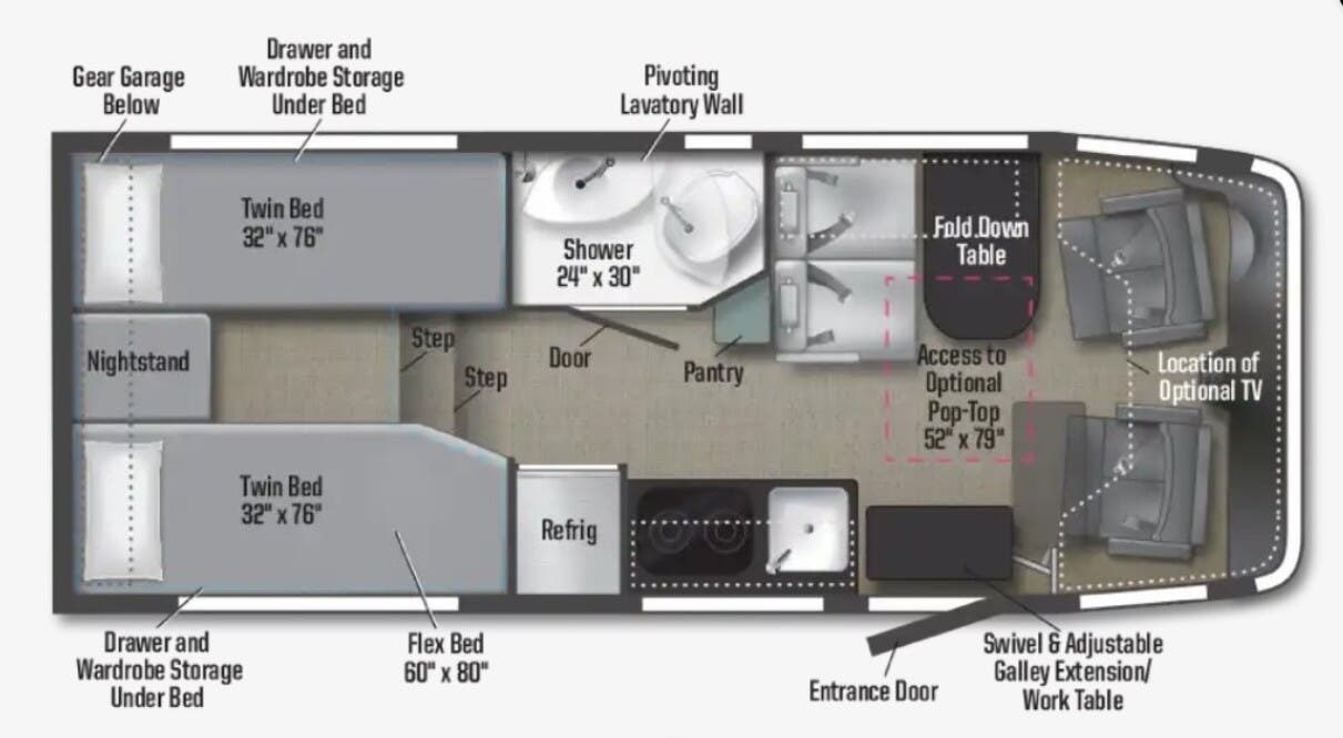 2026 Ekko 22A by Winnebago from McClain's RV Oklahoma City in Oklahoma City, Oklahoma
