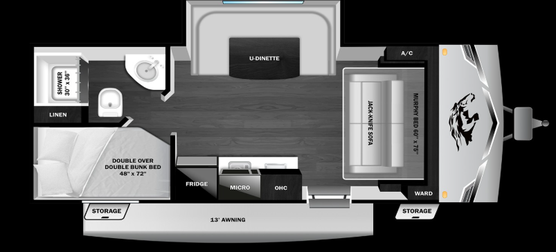 2026 Highland Ridge Open Range CONV COLT 18MBS - New Travel Trailer For Sale by McClain's RV Oklahoma City in Oklahoma City, Oklahoma features Fire Extinguisher, Bunk Beds, Toilet, Water Heater, Leveling Jacks