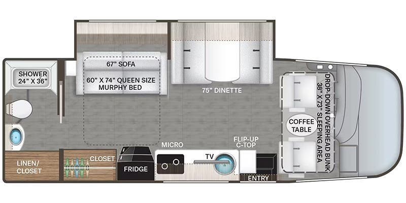 2023 Thor Motor Coach Vegas 24.4 - Used Class A For Sale by McClain's RV Oklahoma City in Oklahoma City, Oklahoma