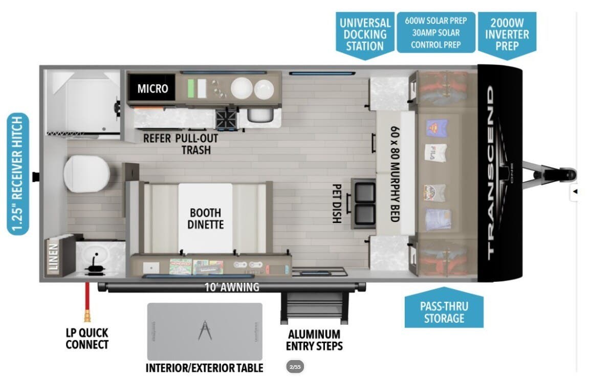 New 2026 Grand Design Transcend One 151RB available in Oklahoma City, Oklahoma