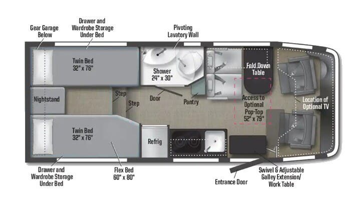 2026 Winnebago Ekko 22A - New Class C For Sale by McClain's RV Oklahoma City in Oklahoma City, Oklahoma