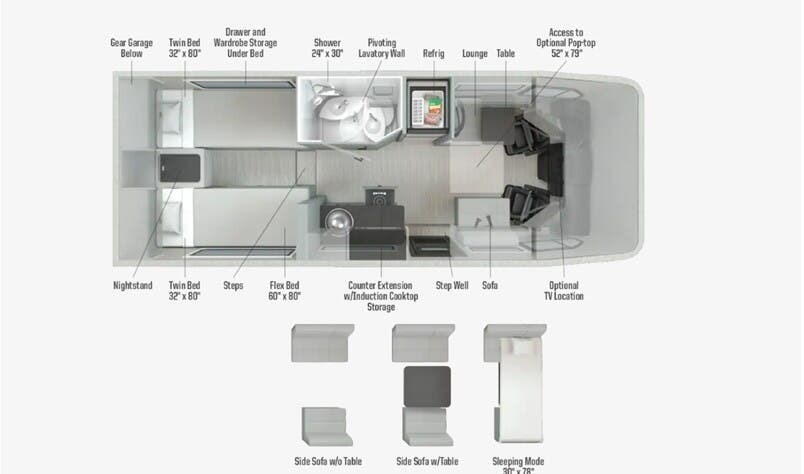 2027 Winnebago Ekko 23B - New Class C For Sale by McClain's RV Oklahoma City in Oklahoma City, Oklahoma