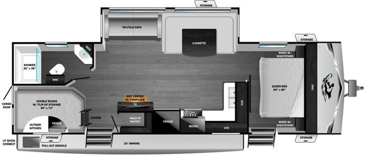 2026 Highland Ridge Open Range LITE 270DBL - New Travel Trailer For Sale by McClain's RV Oklahoma City in Oklahoma City, Oklahoma