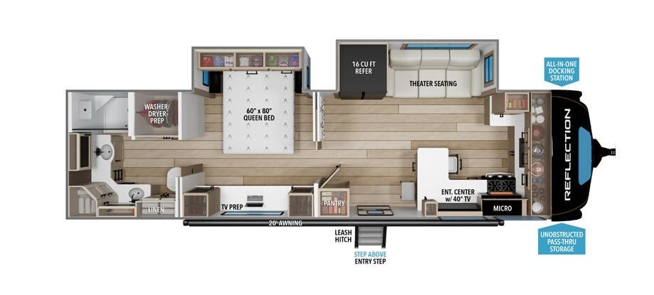 2026 Grand Design Reflection 322FKTS - New Travel Trailer For Sale by McClain's RV Oklahoma City in Oklahoma City, Oklahoma