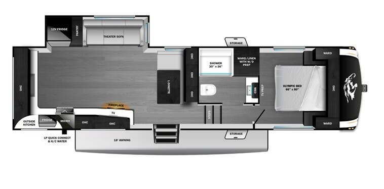 2026 Highland Ridge Open Range Roamer 27RKSS - New Fifth Wheel For Sale by McClain's RV Oklahoma City in Oklahoma City, Oklahoma