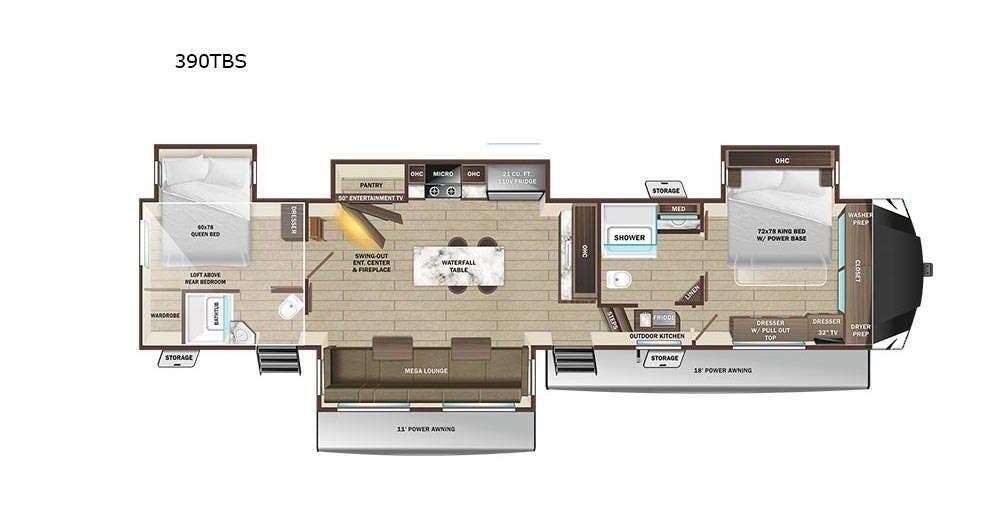 2026 Highland Ridge Open Range 3X 390TBS - New Fifth Wheel For Sale by McClain's RV Oklahoma City in Oklahoma City, Oklahoma
