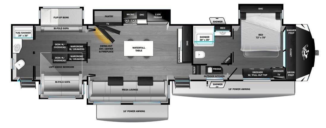 2026 Highland Ridge Open Range 3X 393TBR - New Fifth Wheel For Sale by McClain's RV Oklahoma City in Oklahoma City, Oklahoma