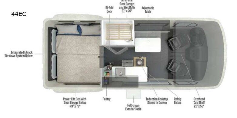 2027 Winnebago Revel 44EC - New Class B For Sale by McClain's RV Oklahoma City in Oklahoma City, Oklahoma