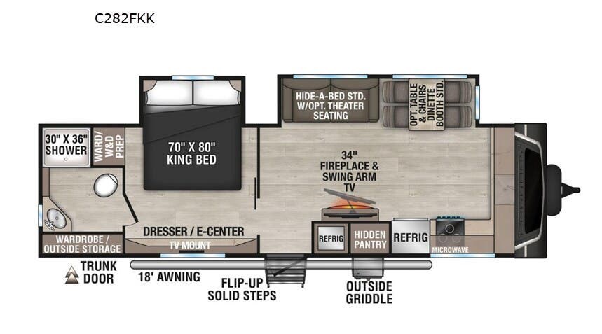 2026 K-Z Connect 282FKK - New Travel Trailer For Sale by McClain's RV Oklahoma City in Oklahoma City, Oklahoma