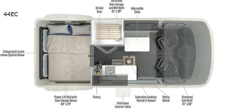 2027 Winnebago Revel Sport 44C - New Class B For Sale by McClain's RV Oklahoma City in Oklahoma City, Oklahoma