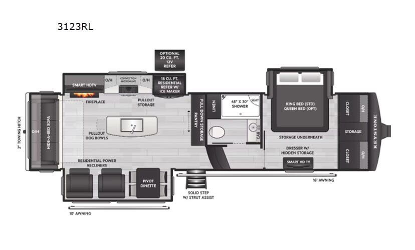 2026 Keystone Montana 3123RL - Used Fifth Wheel For Sale by McClain's RV Oklahoma City in Oklahoma City, Oklahoma