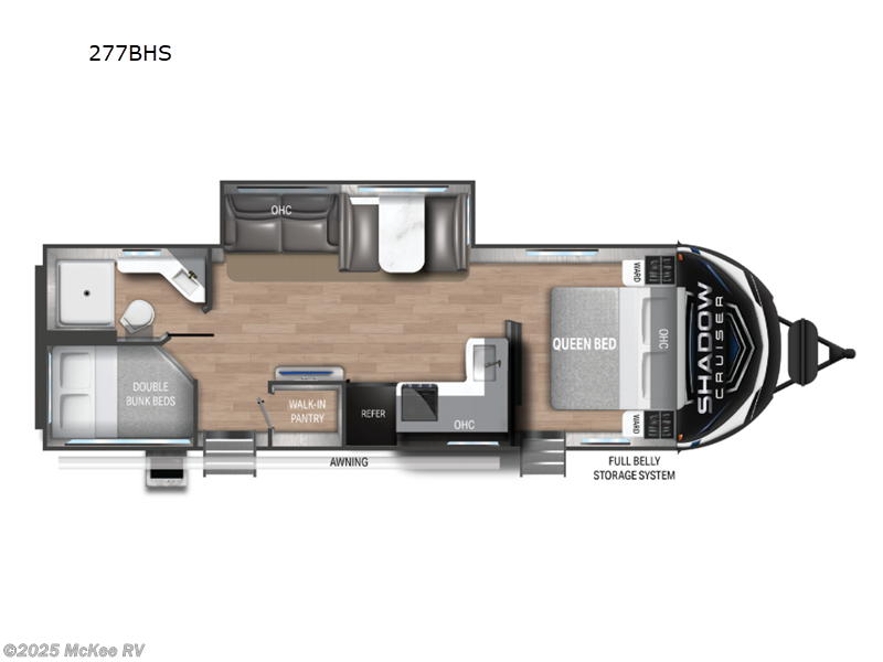 2024 Cruiser RV Shadow Cruiser 277BHS RV for Sale in Perry, IA 4336